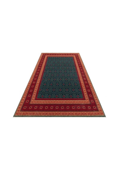 Hoom Rugs Cadis Kdm 13 Navy Red Yeni Zelanda Yünü El Emeği Kara Tezgah Halısı Mavi - Kırmızı