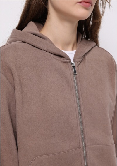 Colin's Colins Regular Fit Kapüşonlu Düz Kadın Sweatshirt Cl1076075 Q1.v1 Mın Mink Colin's Colins Regular Fit Kapüşonlu Düz Kadın Sweatshirt Cl1076075 Q1.v1 Mın Mink