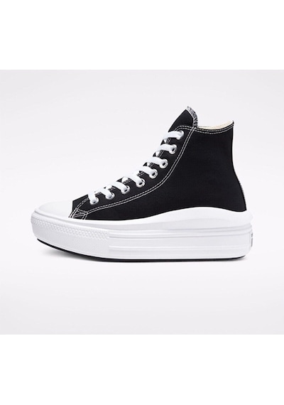 Converse Ctas Move Hi Kadın Günlük Ayakkabı 568497C Siyah-Siyah-36