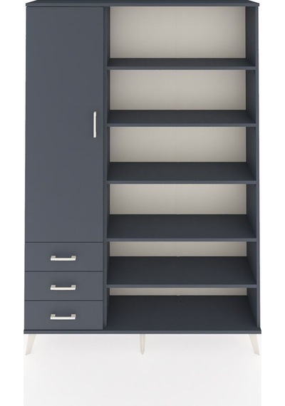 Arges Dolap 9 Raflı 3 Çekmeceli 3 Kapaklı 132x30x195 Antrasit-antrasit/antrasit Antrasıt/antrasıt Arges Dolap 9 Raflı 3 Çekmeceli 3 Kapaklı 132x30x195 Antrasit-antrasit/antrasit Antrasıt/antrasıt