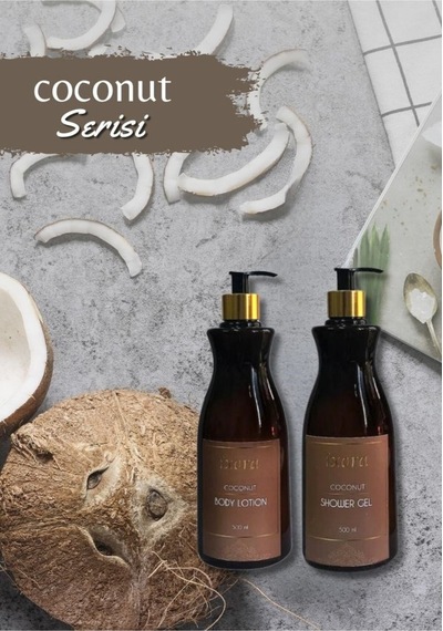 Coconut Serisi Duş Jeli Ve Vücut Losyonu Seti 500 Ml