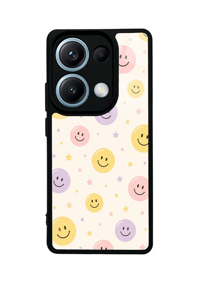 Xiaomi Redmi Note 13 Pro 4g Kılıf Kamera Lens Korumalı Desenli Silikon Üstün Koruma Nourthkingdom Pembe Kalp