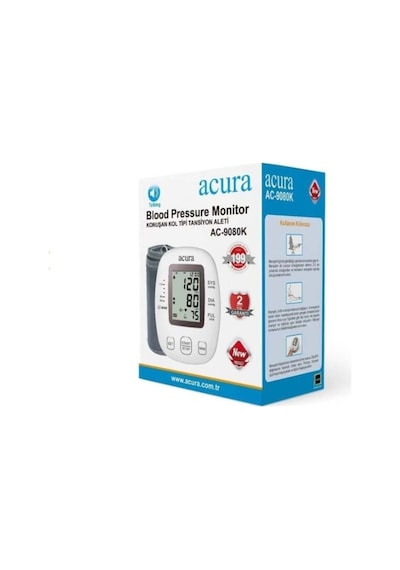 Acura Ac-9080k Türkçe Konuşan Koldan Tam Otomatik Tansiyon Aleti Çanta Hediyeli