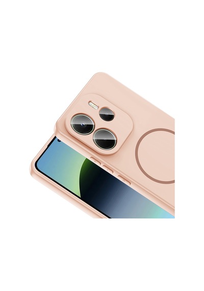 Xiaomi Redmi Note 14 4g Kılıf Magsafe Destekli Kamera Korumalı Yumuşak Silikon Pazarplus Lacivert