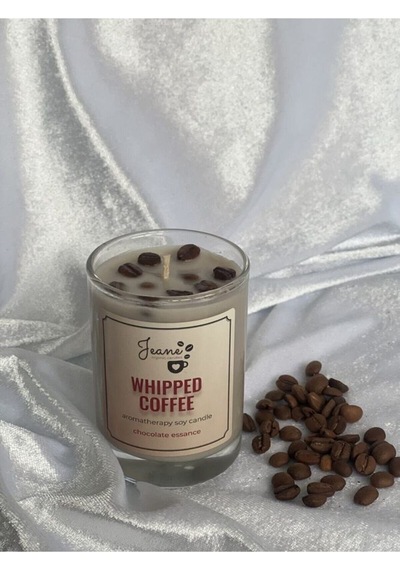 Jeane Candles Gerçek Kahve Çekirdekleri Çikolata Kokulu Kahve Rüy