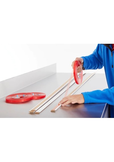 Tesa 51966 Yüksek İlk Yapışma Özelliğine Sahip Çift Taraflı Filmik Bant 50m X 19mm