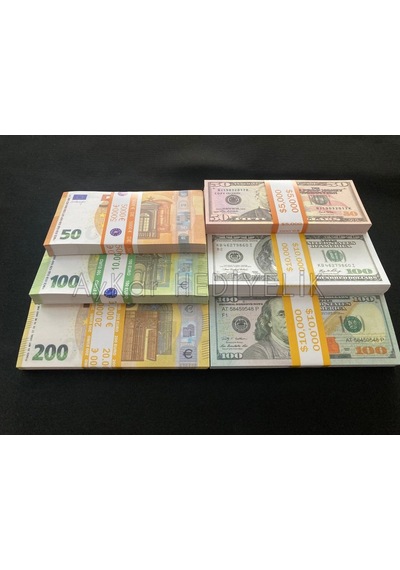 Aykar 6 Deste Geçersiz 50-100-200 Euro 50-100-100 Dolar Dizi Film Vi...