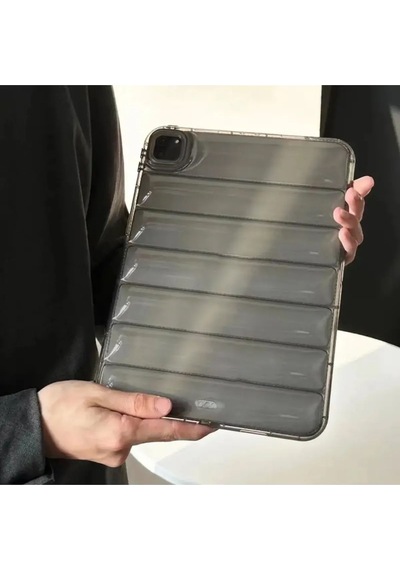 Apple Uyumlu iPad Pro 11 Inç M2 Çip 4. Nesil 2022 Transparan Tarz Süper Lüx Tasarım Tablet Kılıfı Kılıf