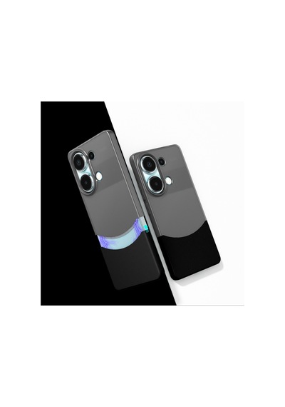 Lexroo Xiaomi Redmi Note 13 Pro 4g Mıknatıslı Duble İnce Kılıf - Siyah