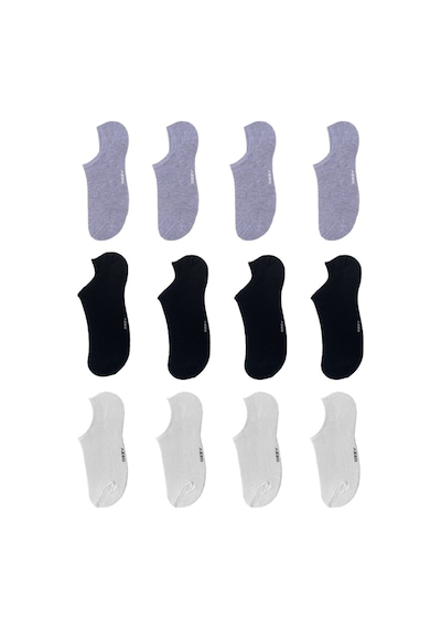 Ozzy Socks 12 Çift Kadın Karışık Renkli Bambu Görünmez Sneaker Spor Ayakkabı Çorabı Siyah-beyaz-gri Ozzy Socks 12 Çift Kadın Karışık Renkli Bambu Görünmez Sneaker Spor Ayakkabı Çorabı Siyah-beyaz-gri