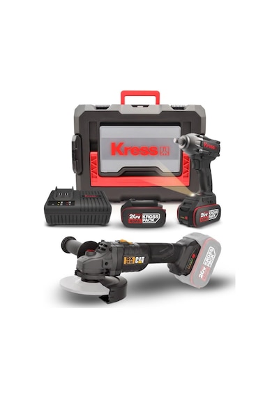 Cat Dxkr1set Dx3130b + Kub30.2 18volt 4.0ah. Çift Akülü Şarjlı Kömürsüz Profesyonel Ortak Akülü Kombo Set
