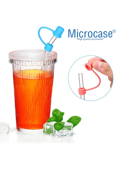 Microcase Yeti Ve Stanley Termoslar İçin Esnek Silikon Pipet Ucu Koruma Kılıfı 8mm-al4950 Şeffaf