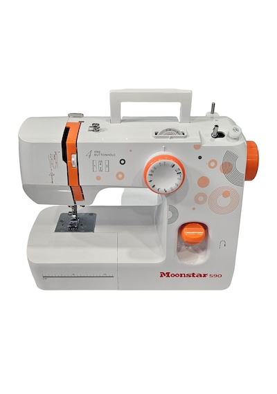Moonstar 590 12 Desenli Ev Tipi Düz Dikiş Makinesi Turuncu