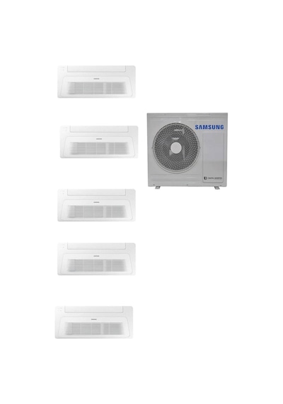Samsung WindFree Multi AJ100TXJ5KH/EA 10 kW 1 Dış + 5 İç Ünite (9+9+9+9+18) Duvar Tipi Klima