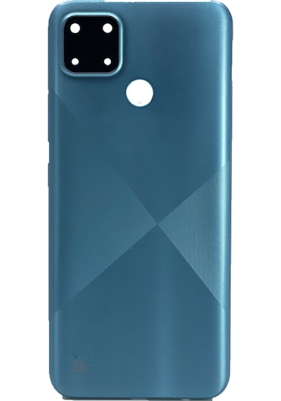 Teknonet Realme C21 Uyumlu Batarya Kapağı - Siyah Siyah