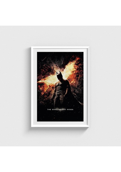 The Dark Knight Rises 2012 Film Posteri Tablo Çerçeveli Poster Duvar Dekorasyonu Beyaz Çerçeveli Tablo Beyaz Çerçeveli Tablo Dn11d361beyaz