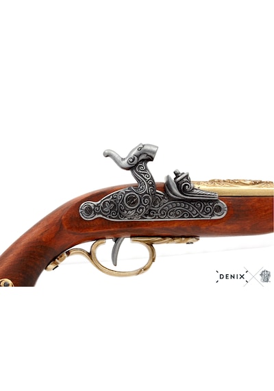 Denix 1825 Italia Brescia Pistol 38cm Koleksiyon Obje