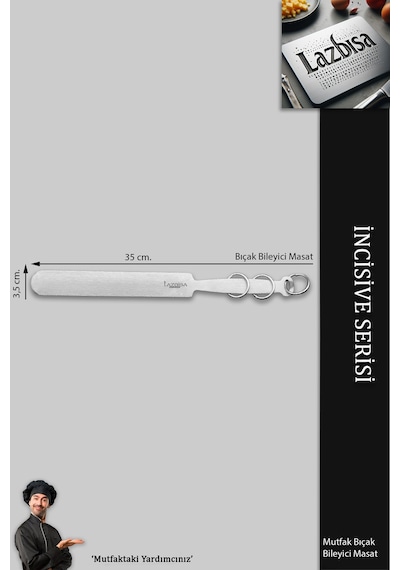 Lazbisa MFT-010 İncisive Serisi Masat Mutfak Bıçak Bileme Aleti Masatı