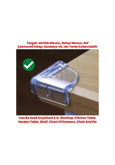 Tr 6 Paket Köşe Koruyucu Cam Ve Raf