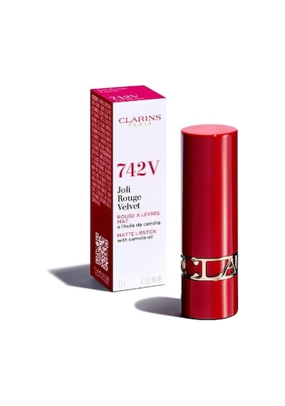 Clarins Joli Velvet Ruj 742V Joli Rouge