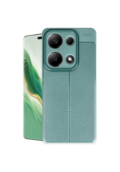 Uryport Xiaomi Redmi Note 13 Pro 4g Kılıf Auto Focus Kapak - Koyu Yeşil