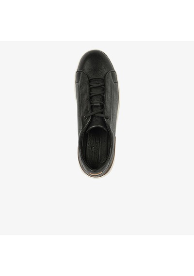Greyder 17420 Erkek Siyah Hakiki Deri Sneaker Ayakkabı Siyah