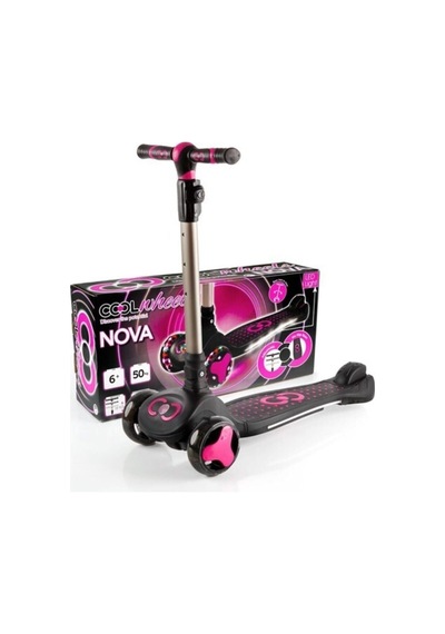 Cool Wheels Nova Işıklı Pembe Çocuk Scooter Pembe
