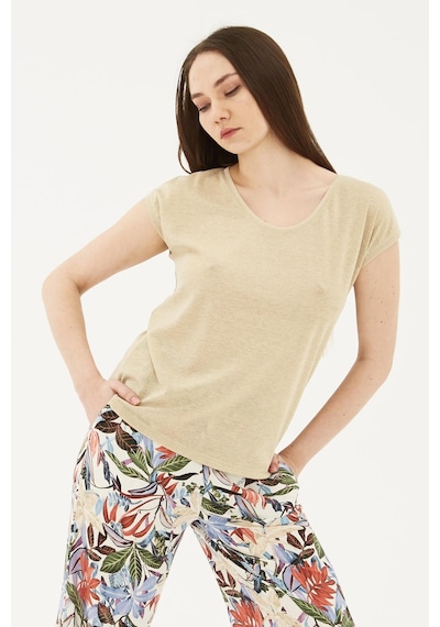 Fashion Friends Simli Bluz Gold Gold