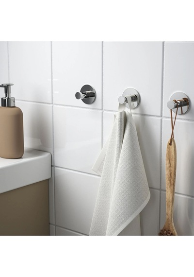 Ikea Skoghall Banyo Askısı 3 Kancalı 3'li Krom