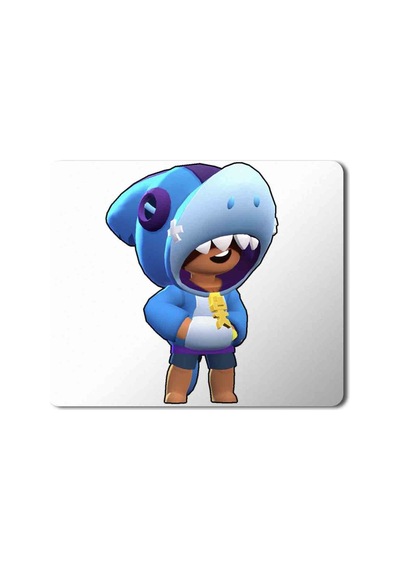 Brawl Stars Shark Leon Baskılı Mouse Pad Mousepad Baskılı Mousepad Mouse Pad