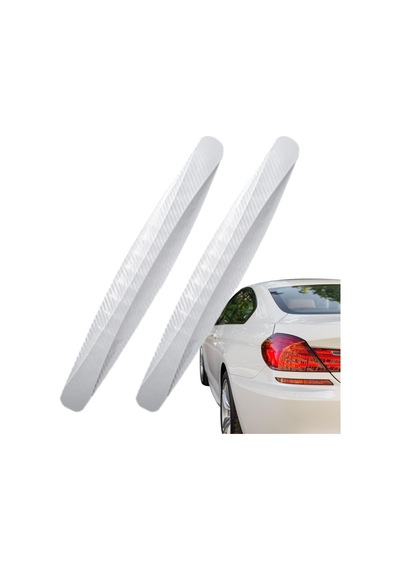 Kyrotech 2 Adet Karbon Fiber Görünümlü Tampon Koruyucu Şerit 40,5 Cm Yapışkanlı Esnek Köşe Koruma Beyaz Renkli, Araç Ön Ve Arka Tampon İçin Çizik Önleyici Şerit, Tüm Araçlara Uyumlu Çok Renkli Kyrotech 2 Adet Karbon Fiber Görünümlü Tampon Koruyucu Şerit 40,5 Cm Yapışkanlı Esnek Köşe Koruma Beyaz Renkli, Araç Ön Ve Arka Tampon İçin Çizik Önleyici Şerit, Tüm Araçlara Uyumlu Çok Renkli
