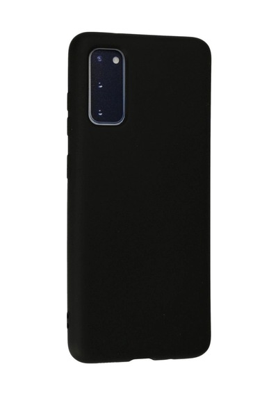 Samsung Galaxy S20 Kılıf Nano İçi Kadife Silikon - Siyah
