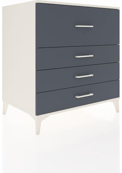 Kronos Şifonyer 4 Çekmeceli 88x59x96 Aytaşı-antrasit Aytaşı