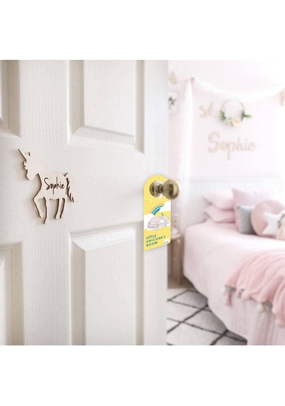 Unicorn's Room Door Hanger &