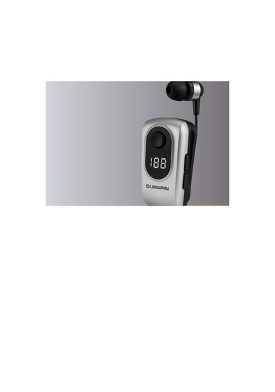 Profesyonel Bluetooth Kulaklık Klipsli, Titreşimli, Dijital Göstergeli Model