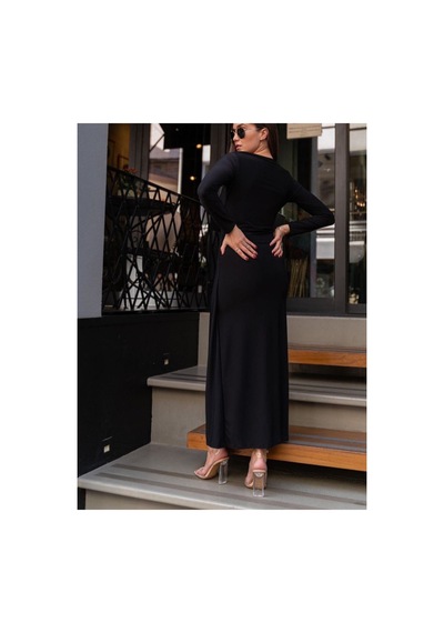 Çınar Boutique Toka Detaylı Elbise-siyah - Xl Siyah Siyah