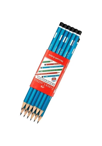 Faber Castell Siyah Kurşun Kalem 12 Adet Kırmızı Başlık Kalemi 6 Adet Sınav Silgisi 2 Adet Kalemtraş 4 Adet Kırmızı - Siyah