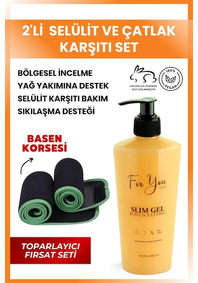 Slim Jel --sıkılaştırıcı-toparlayıcı-çatlak Ve Selülit Kremi Termal Basen Korsesi