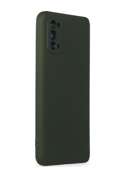 Realme 7 Pro Uyumlu Kılıf Nano İçi Kadife Silikon - Koyu Yeşil