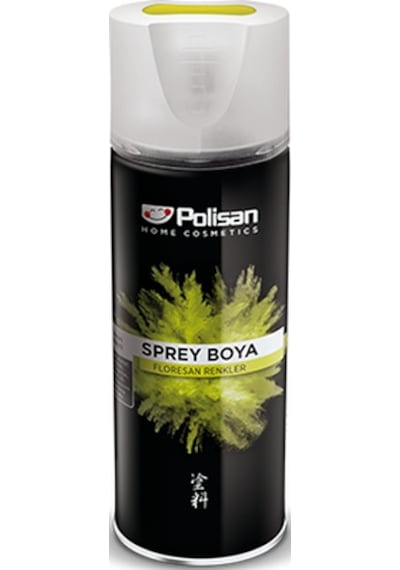 Polisan Sprey Boya Floresan Sarı 516 400 ML