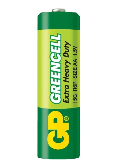 Gp Batteries Gp15g Greencell R6p/1215/aa Kalem Pil, 1.5 Volt, 4'lü Kart 16'li Paket