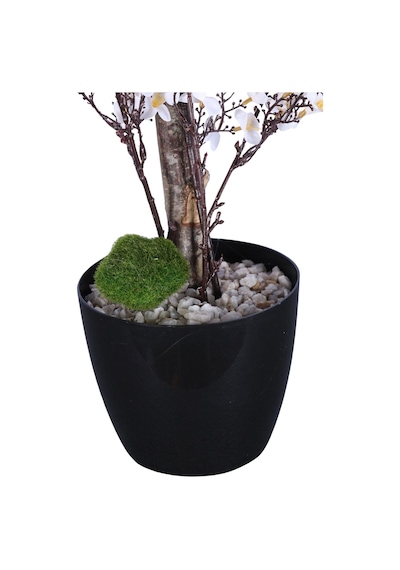 Yapay Çiçek Sitesi Yapay Mini Çiçekli Sakura Kayısı Ağacı 85 Cm Beyaz Beyaz