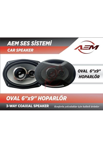 Aempart Aem Sound Oval Hoparlör 6x9