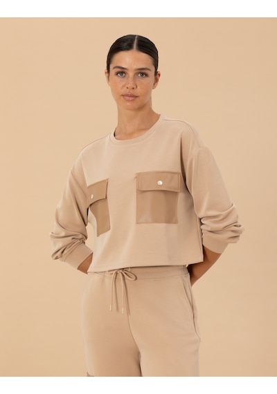 Pierre Cardin Kadın Bej Sweatshirt 50273759-vr011 Bej