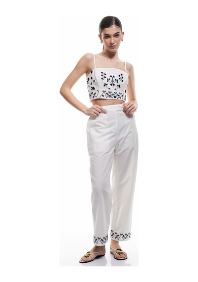 Koton Slim Fit Pamuklu Etnik Desenli İnce Askılı Crop Büstiyer Mavi Desenli 5sak30020pw Mavi Desenli Koton Slim Fit Pamuklu Etnik Desenli İnce Askılı Crop Büstiyer Mavi Desenli 5sak30020pw Mavi Desenli