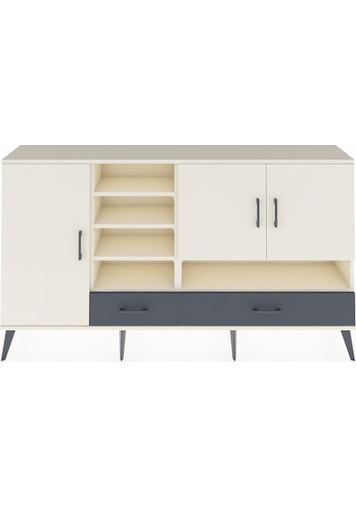 Arges Konsol 8 Raflı 2 Çekmeceli 3 Kapaklı 176x30x99 Aytaşı-aytaşı/antrasit Aytası/antrasıt - Aytası Arges Konsol 8 Raflı 2 Çekmeceli 3 Kapaklı 176x30x99 Aytaşı-aytaşı/antrasit Aytası/antrasıt - Aytası