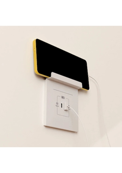 Günsan Eqona Fildişi Beyazı Pratik Telefon Tutucu 2 Çıkışlı USB Şarj Prizi 20W (Type A + Type C) Günsan Eqona Fildişi Beyazı Pratik Telefon Tutucu 2 Çıkışlı USB Şarj Prizi 20W (Type A + Type C)