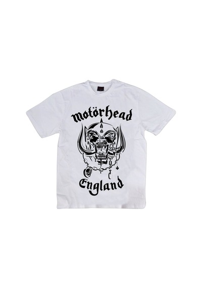 Stoned&Fame Unisex Beyaz Motörhead Baskılı T-shirt Beyaz
