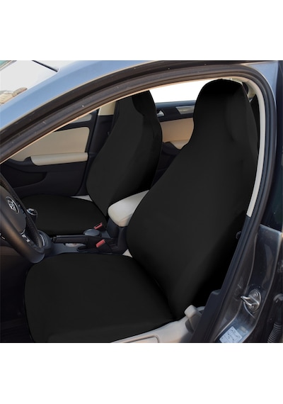Siyah Servis Kılıfı Düz Renk Fit Kesim Likralı Ürün Terletmez Kumaş