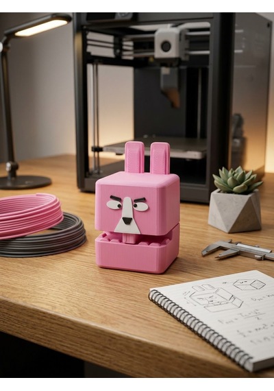 Super Bear Pembe Tavşan